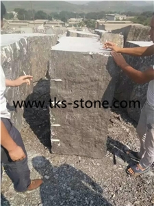 China Blue Limestone Blocks for Pattern Floor Covering-Own Factory
