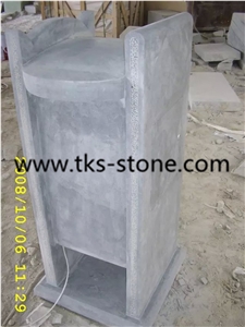 China Blue Limestone Mailboxes/Letter Boxes