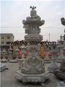 China Brown Granite Lanterns & Lamps, Brown Granite Lanterns, Garden Lanterns, Japanese Lanterns, Garden Lamps