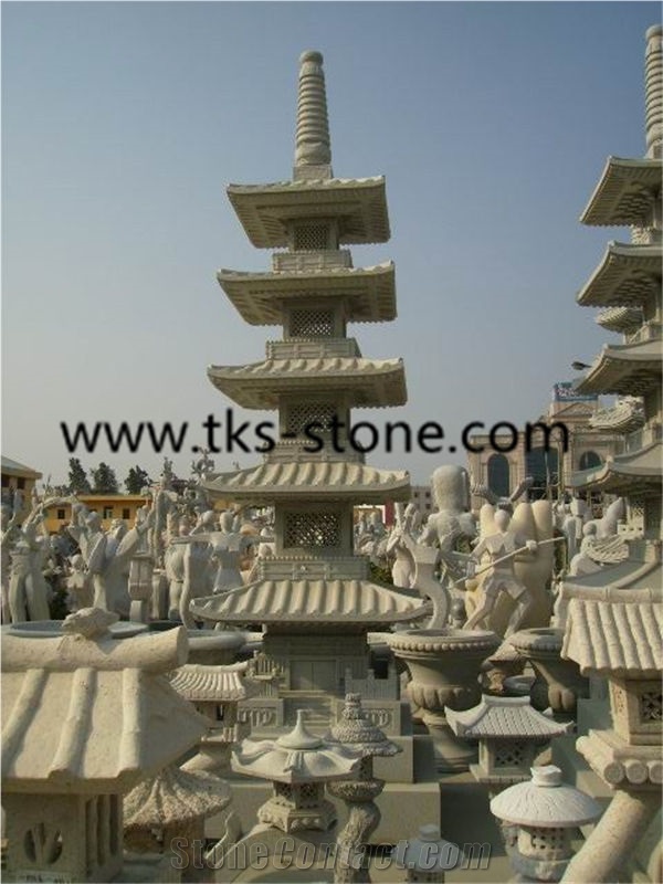 China Brown Granite Lanterns & Lamps, Brown Granite Lanterns, Garden Lanterns, Japanese Lanterns, Garden Lamps