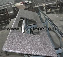 China G644 Pink Granite Countertops,Bainbrook Brown,Loyuan Red Granite,Luo Yuan Violet,Luoyuan Violet,Majestic Mauve,Misty Brown,Purple Pearl,China Ruby Red Granite Tiles,Granite Countertops,Kitchen C