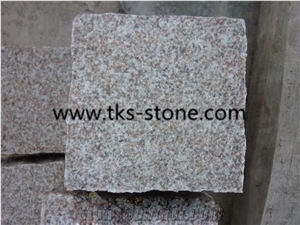 China G644 Pink Granite Cube Stone,Bainbrook Brown,Loyuan Red Granite,Luo Yuan Violet,Luoyuan Violet,Majestic Mauve,Misty Brown,Purple Pearl,China Ruby Red Granite Cube Stone,Granite Cobble Stone