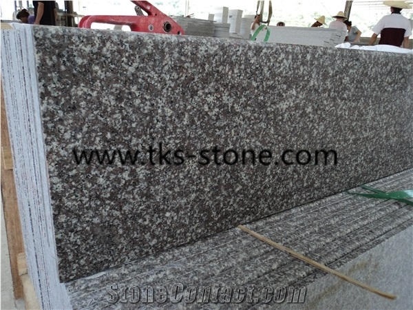 China G644 Pink Granite Steps & Stairs,Bainbrook Brown,Loyuan Red Granite,Luo Yuan Violet,Luoyuan Violet,Majestic Mauve,Misty Brown,Purple Pearl,China Ruby Red Granite Stairs & Steps