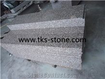China G644 Pink Granite Steps & Stairs,Bainbrook Brown,Loyuan Red Granite,Luo Yuan Violet,Luoyuan Violet,Majestic Mauve,Misty Brown,Purple Pearl,China Ruby Red Granite Stairs&Steps, G664 Brown Granite