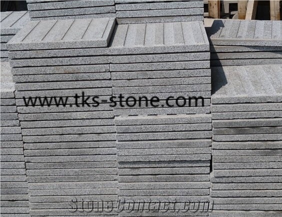 China G654 Granite Paver,Padang Dark,China Dark Grey,Impala Black Granite Blind Paving Stone