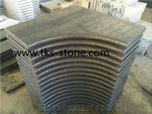 China G654 Granite Pool Coping,Padang Dark,China Dark Grey,Impala Black Swimming Pool Coping,Natural Stone Pool Coping