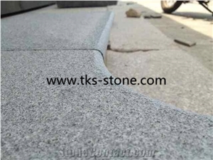 China G654 Granite Pool Coping,Padang Dark,China Dark Grey,Impala Black Swimming Pool Coping,Natural Stone Pool Coping