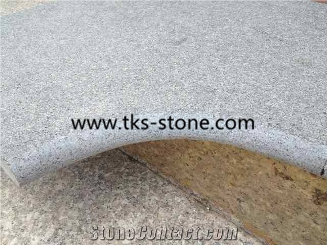 China G654 Granite Pool Coping,Padang Dark,China Dark Grey,Impala Black Swimming Pool Coping,Natural Stone Pool Coping