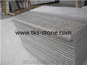 China G664 Pink Granite Steps,Bainbrook Brown,Loyuan Red Granite,Luo Yuan Violet,Luoyuan Violet,Majestic Mauve,Misty Brown,Purple Pearl,China Ruby Red Granite Stairs&Steps