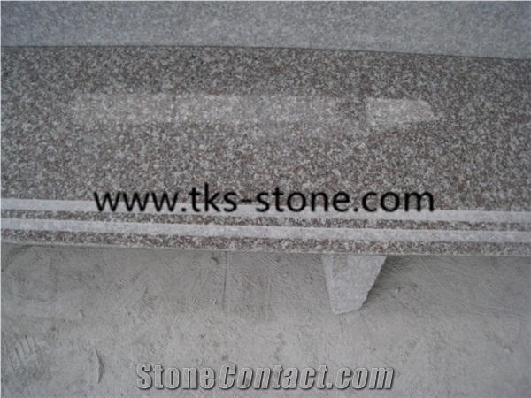 China G664 Pink Granite Steps,Bainbrook Brown,Loyuan Red Granite,Luo Yuan Violet,Luoyuan Violet,Majestic Mauve,Misty Brown,Purple Pearl,China Ruby Red Granite Stairs&Steps