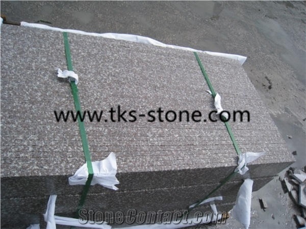 China G664 Pink Granite Steps,Bainbrook Brown,Loyuan Red Granite,Luo Yuan Violet,Luoyuan Violet,Majestic Mauve,Misty Brown,Purple Pearl,China Ruby Red Granite Stairs&Steps