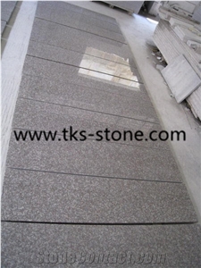 China G664 Pink Granite Steps & Stairs,Bainbrook Brown,Loyuan Red Granite,Luo Yuan Violet,Luoyuan Violet,Majestic Mauve,Misty Brown,Purple Pearl,China Ruby Red Granite Stairs&Steps
