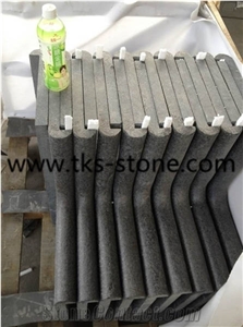 China G684 Black Granite Pool Coping,Pearl Black,Fuding Black Granite Swimming Pool Coping,Swimming Pool Edge,Natural Stone Pool Coping