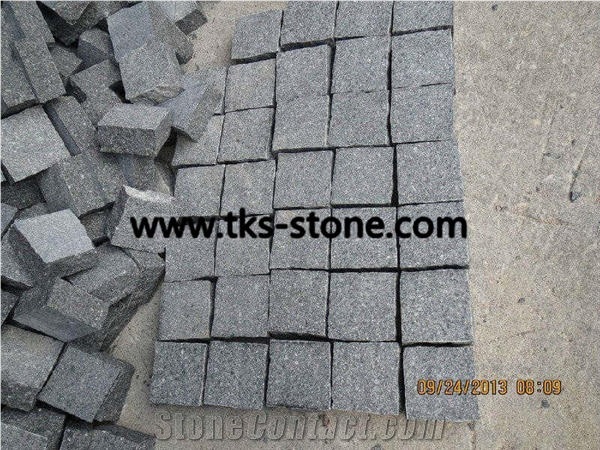 China Green Porphyry Cobble Stone,Cube Stone,Green Pearl Porphyry,Green Porphyry, Green Porphyry Granite Cobble Stone