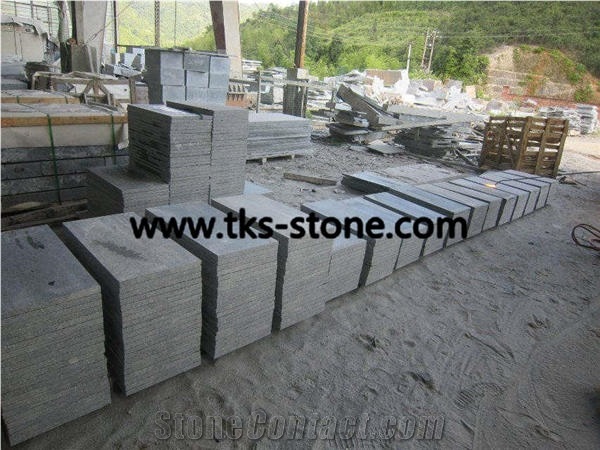 China Green Porphyry Stairs & Steps,Green Pearl,Green Porphyry, Green Porphyry Granite Steps