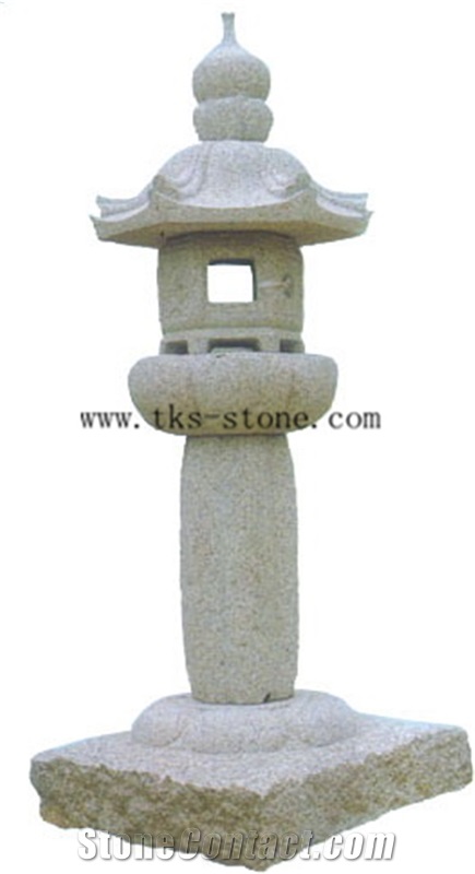 China Grey Granite Lanterns Caving,Grey Granite Garden Lanterns,Japanese Lanterns,Lamp Sculptures