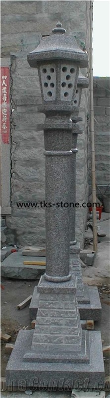 China Grey Granite Lanterns,Grey Granite Garden Lanterns & Lamps,Chinese Granite Lanterns