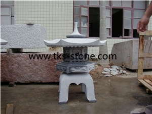 China Grey Granite Lanterns & Lamps, Grey Granite Lanterns, Garden Lamps, Japanese Lanterns
