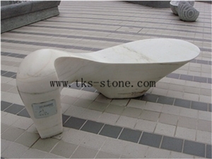 China Multicolor Granite Art Chairs,Shape Abstraction Bench