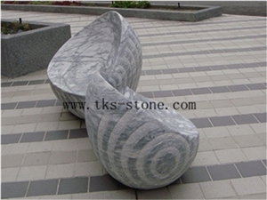 China Multicolor Granite Art Chairs,Shape Abstraction Bench