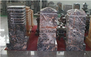 China Multicolor Granite Lanterns Caving,Lanterns Sculptures,Granite Garden Lanterns & Lamps,Chinese Granite Lanterns