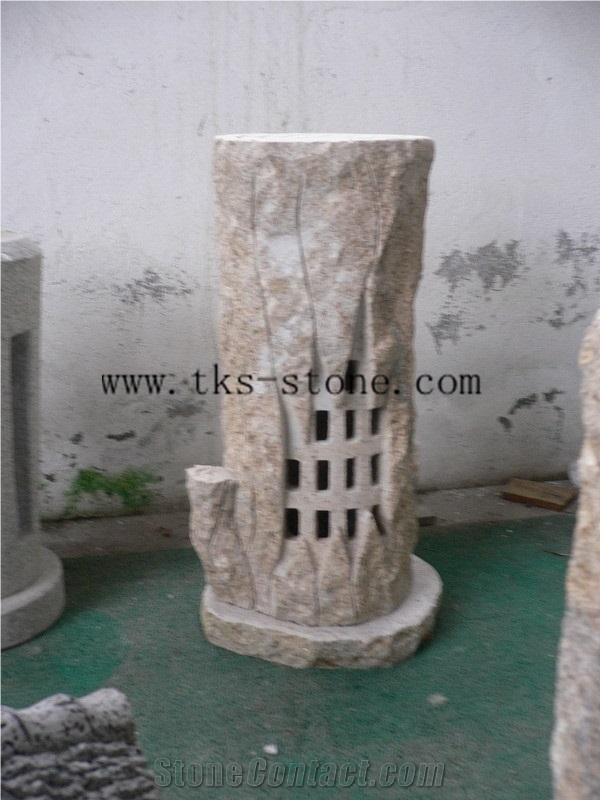 China Natural Stone Lanterns Caving,Lamp Sculptures,Garden Lanterns,Exterior Lamps,Japanese Lanterns, Sculpture Granite Japanese Lanterns