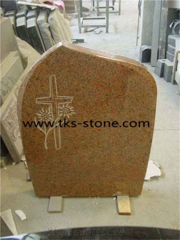 China Red Granite Tombstone & Monument,Cross Tombstones,Jewish Style Tombstone & Monument, Gravestone,Caving Headstones