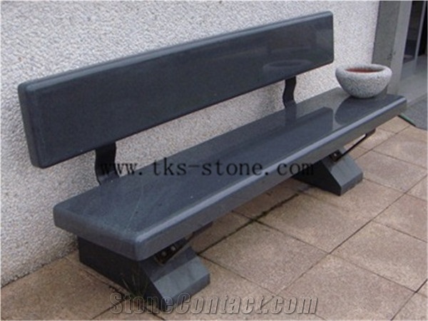China Yellow Granite Garden Park Patio Bench