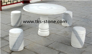 China Yellow Granite Tables & Chairs,Table Sets,Yellow Granite Garden Tables,Stone Furniture,Caved Tables,Round Table Top