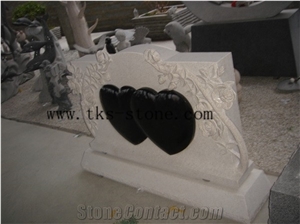 Double Monuments& Tombstone,Lover、Family Monuments.Heart Flower Tombstones Double Monuments& Tombstone,Lover、Family Monuments.Heart Flower Tombstones