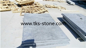 Flamed China Blue Limestone Flamed+Brushed Tiles,Limestone Flooring/Floor Tiles/Wall Tiles,China Silver Valley Limestone Slabs & Tiles