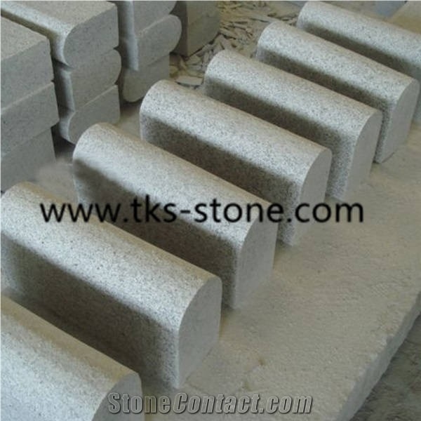G383 Granite Kerbstone,Pearl Flower Granite Kerbstone,Granite Curbstone,Road Stone