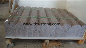 G562 Granite Kerbstone,Maple Red,China Red Granite Kerbstone,Granite Curbstone,Side Stone,Road Stone