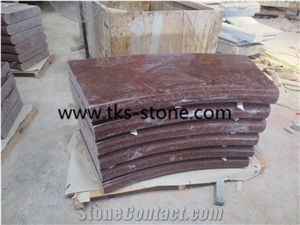 G562 Granite ,Maple Red,China Red Granite Kerbstone,Granite Curbstone