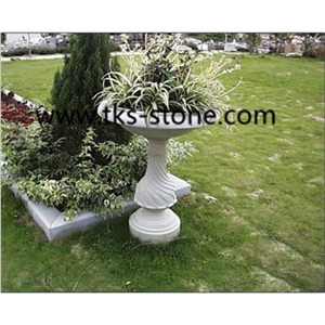 G603 Grey Granite Pots ,Stone Flower Pot ,Garden Planters,Landscaping Planters,Planter Pots, Sculpture Grey Granite Landscaping Planters