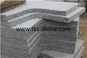 G603 Silver Grey Granite Pool Coping,Sesame White Granite,Crystal Grey Granite,Light Grey Granite Swimming Pool Coping,Swimming Pool Edge,Natural Stone Pool Coping