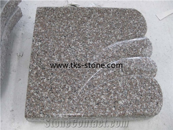 G664 Bainbrook Brown Granite Monument & Tombstone,Red Cemetery Tombstones