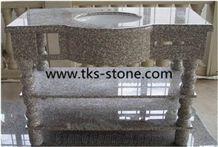 G664 Granite Bath Top,Bainbrook Brown,Loyuan Red Granite,Luo Yuan Violet,Luoyuan Violet,Majestic Mauve,Misty Brown,Purple Pearl,China Ruby Red Granite Tiles,Granite Bathroom Countertops,Bathroom Vanit