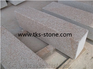 G682 Granite Kerbstone,Sunset Gold,Rusty Yellow,Giallo Yellow Granite Kerbstone,Curbstone