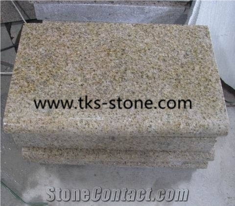 G682 Granite Kerbstone,Sunset Gold,Rusty Yellow,Giallo Yellow Granite Kerbstone,Curbstone