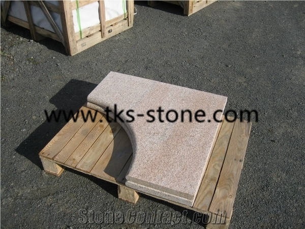 G682 Granite Pool Coping,Sunset Gold,Rusty Yellow,Giallo Yellow,China Gold Leaf,Golden Cristal,Golden Crystal Granite Swimming Pool Coping,Swimming Pool Edge,Natural Stone Pool Coping