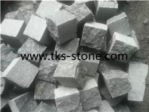 G684 Pearl Black Basalt Cobble Stone/Cube Stone