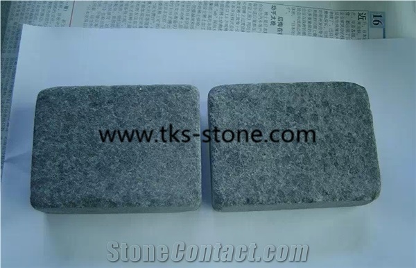 G684 Tumbled Coble Stone/Cube Stone,Antiqued G684 Basalt Black Cobble Stone