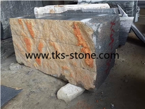Green Granite Column Bases,Green Pearl Granite Base