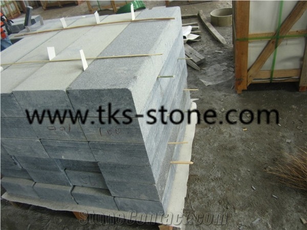 Green Porphyry Granite Kerbstones with Bevelled Edge,Green Porphyry Kerb Stone,Green Pearl Granite Kerbs,Grey Porphyry Kerbstones Road Stone