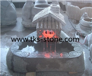 Grey Granite Fountain,Garden Fountains,Sculptured Fountains,Water Features