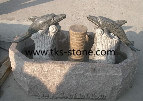 Grey Granite Fountain,Garden Fountains,Sculptured Fountains,Water Features