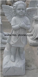 Grey Granite Sculptures,Children Sculptures&Statues,Angel Sculptures, Human Sculptures, Handcarved Statures