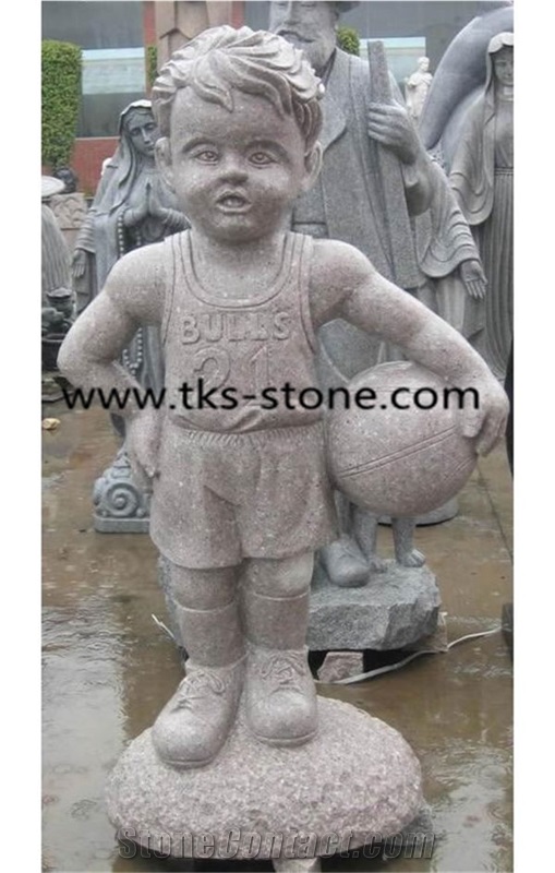 Grey Granite Sculptures,Children Sculptures&Statues,Angel Sculptures, Human Sculptures, Handcarved Statures