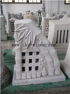 Lantern Sculptures,Grey Granite Garden Lamps,Japanese Lanterns,Exterior Lamps,Lanterns Caving